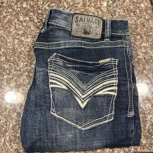 Slalvage Havov slim straight denim